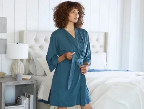 Women's Solstice Organic Short Robe